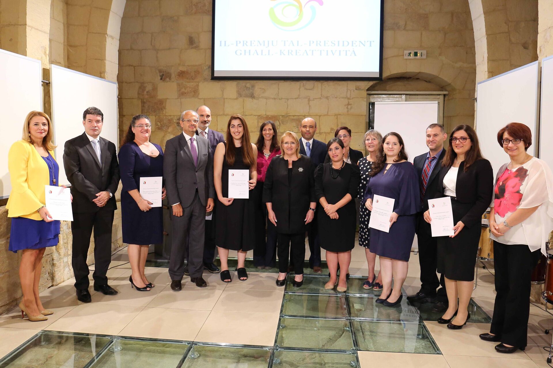 11 social and community projects awarded Il-Premju tal-President għall-Kreattività 2017