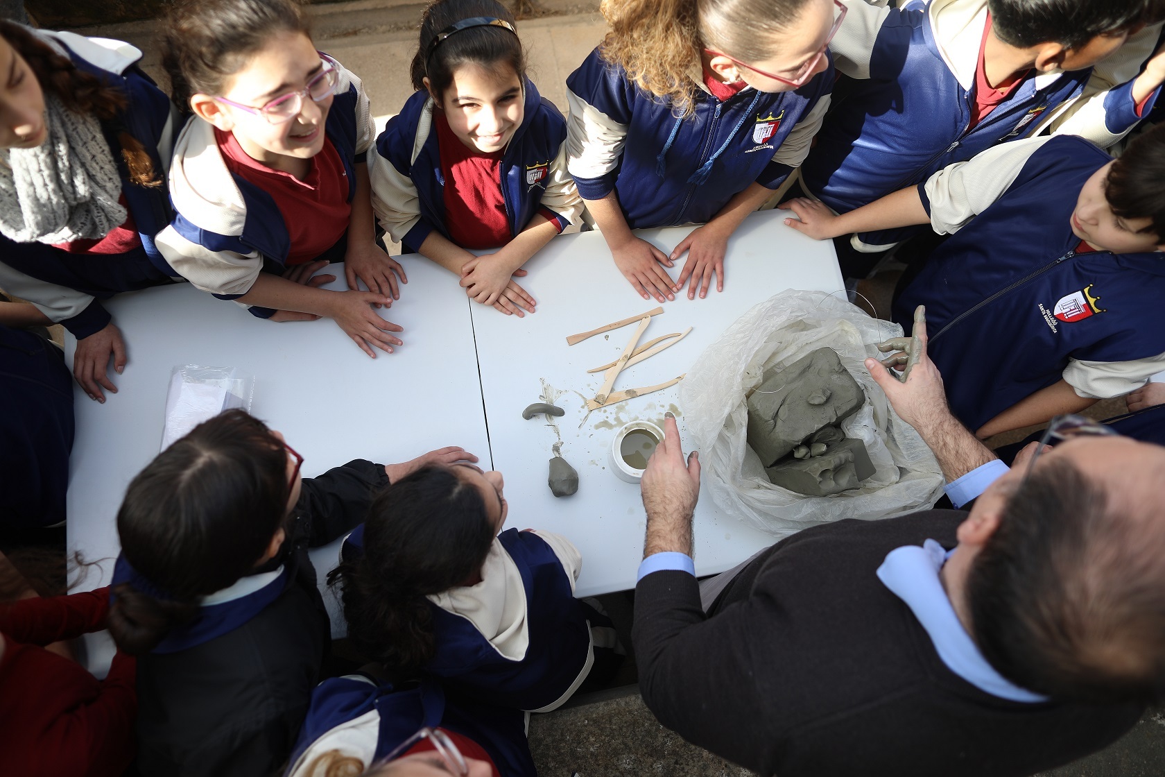 Malta Pavilion artists conduct student workshops