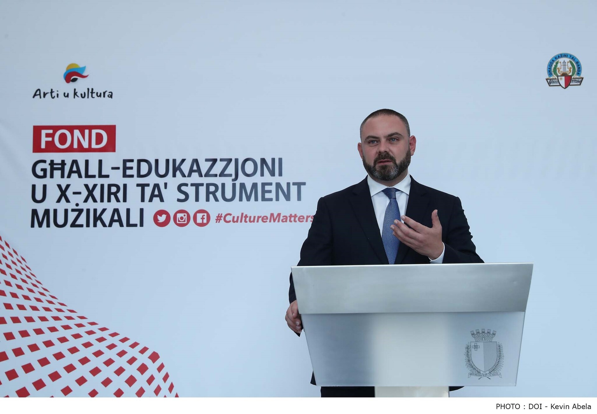Launch of a new fund for the purchase of musical instruments by Maltese musical societies