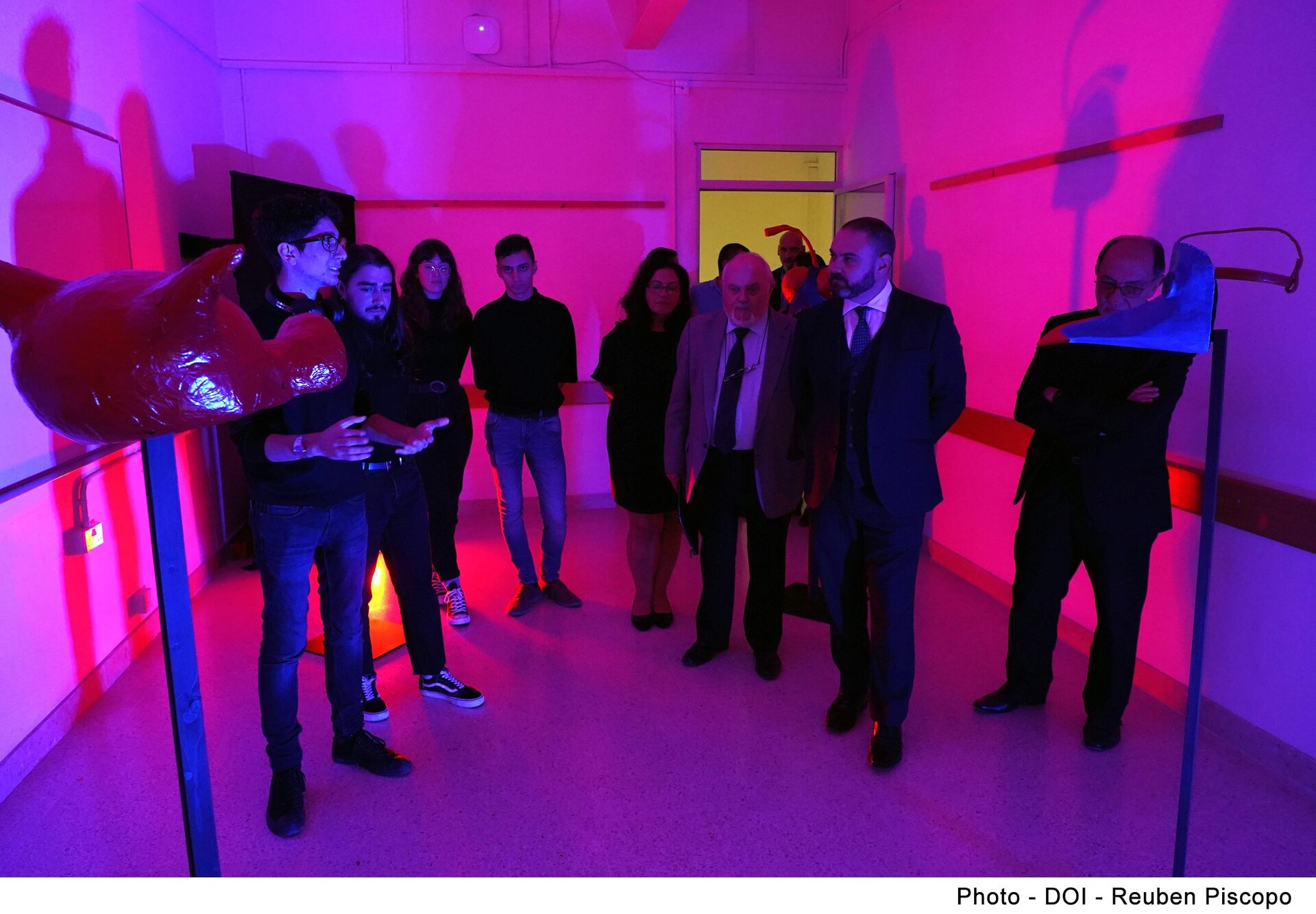 Being Calypso | Being Ulysses Exhibition inaugurated on Monday 18 November 2019 at Ġ.F. Abela Junior College, Msida