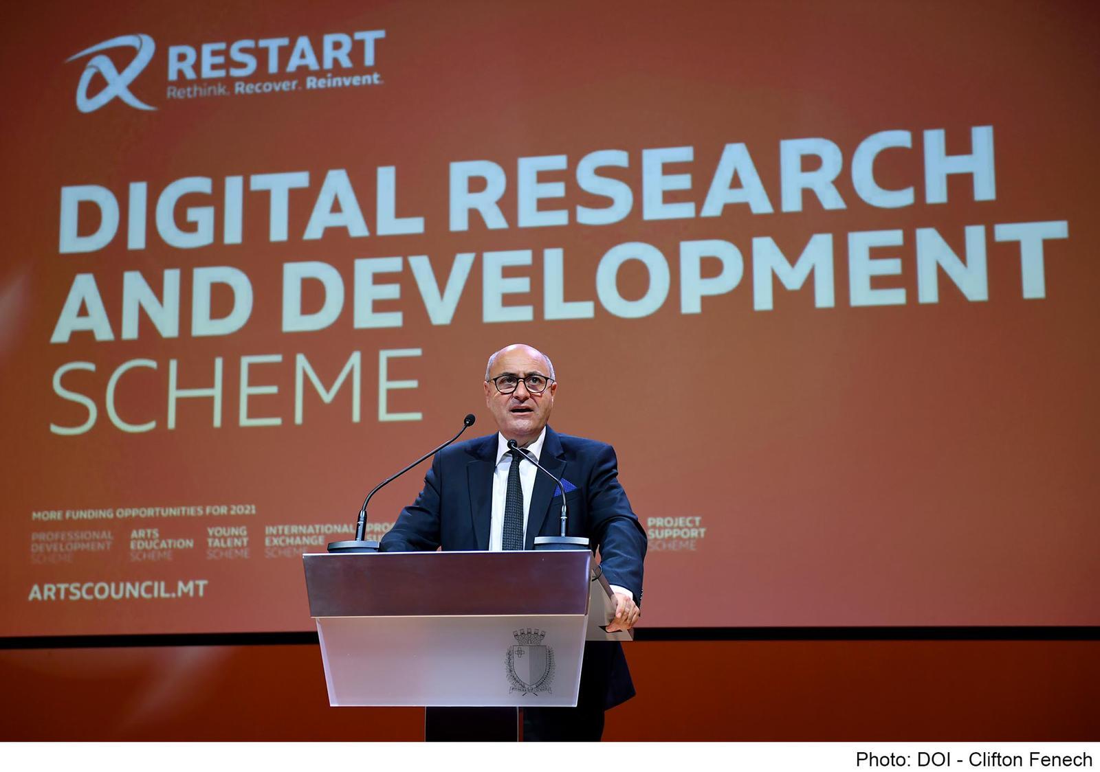 13 beneficiaries awarded €200,000 for Digital Research and Development by Arts Council Malta