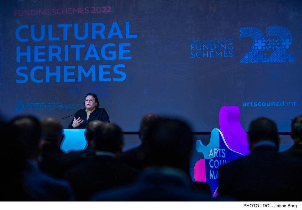 Arts Council Malta launched the Culture Heritage Schemes for 2022 as part of the €7 million investment in funding for the arts