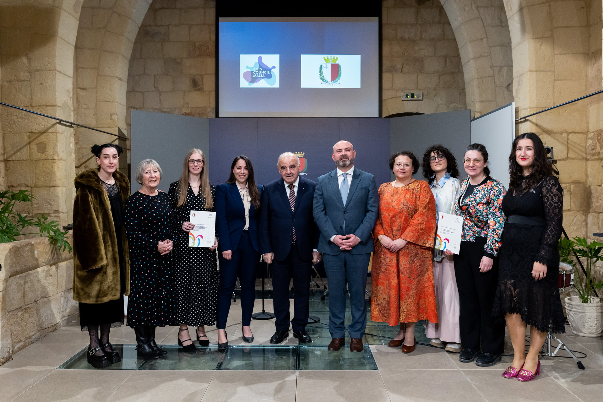The beneficiaries of the President’s Fund for Creativity announced